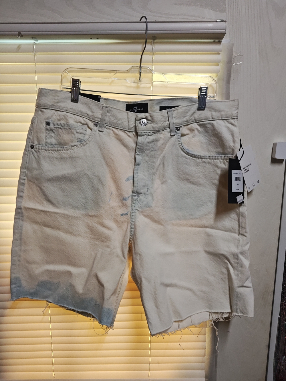 7 For All Mankind black and white price tags